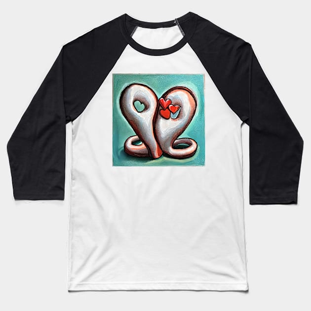 heart stories Baseball T-Shirt by bogfl